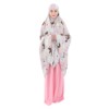 Mukena Tazbiya Polka Leaf Pink